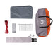 Waterproof Camping Tarp in Grey and Orange - Little and Giant Explorers vidaXL