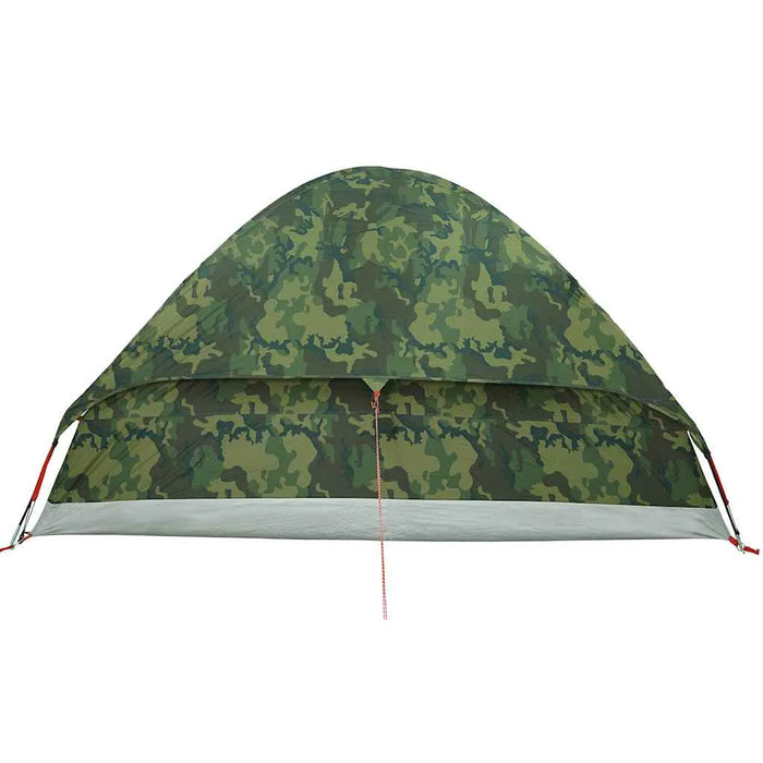 Waterproof Camping Tent Dome in Camouflage (4 persons) - Little and Giant Explorers vidaXL