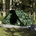 Waterproof Camping Tent Dome in Camouflage (4 persons) - Little and Giant Explorers vidaXL
