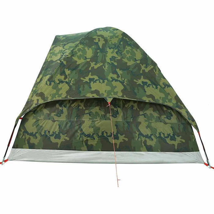 Waterproof Camping Tent Dome in Camouflage (4 persons) - Little and Giant Explorers vidaXL