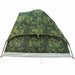Waterproof Camping Tent Dome in Camouflage (4 persons) - Little and Giant Explorers vidaXL
