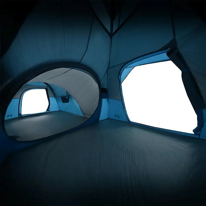 Waterproof Camping Tent in Blue (5 persons) - Little and Giant Explorers vidaXL