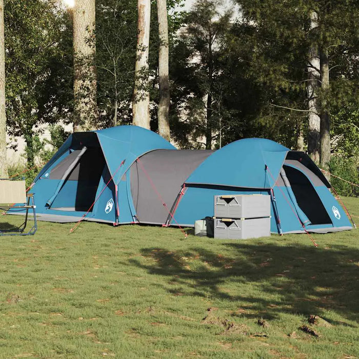 Waterproof Camping Tent in Blue (5 persons) - Little and Giant Explorers vidaXL