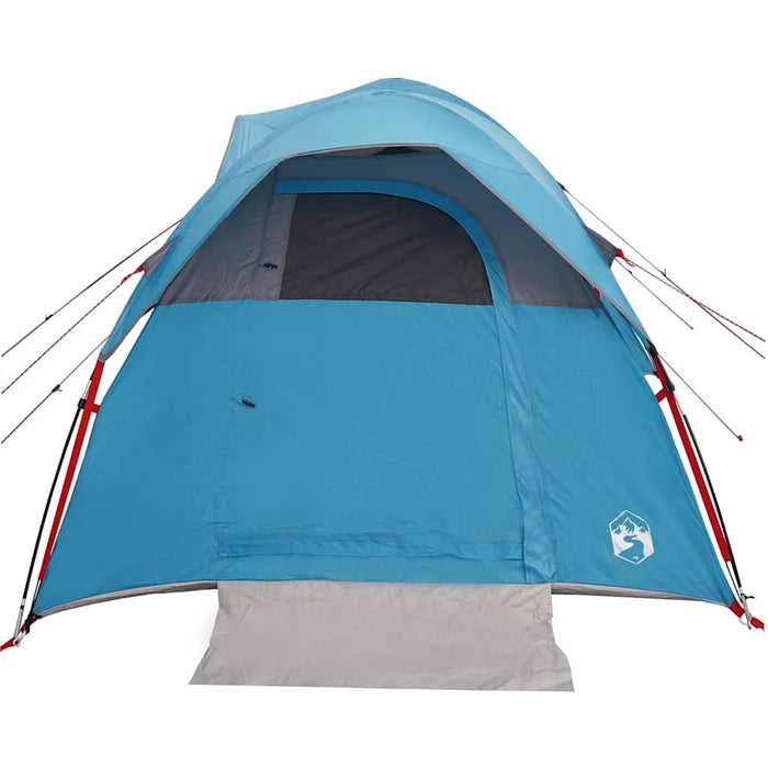 Waterproof Camping Tent in Blue (5 persons) - Little and Giant Explorers vidaXL
