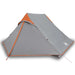 Waterproof Camping Tent in Grey (2 persons) - Little and Giant Explorers vidaXL