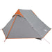 Waterproof Camping Tent in Grey (2 persons) - Little and Giant Explorers vidaXL