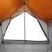 Waterproof Camping Tent in Grey and Orange (5 persons) - Little and Giant Explorers vidaXL