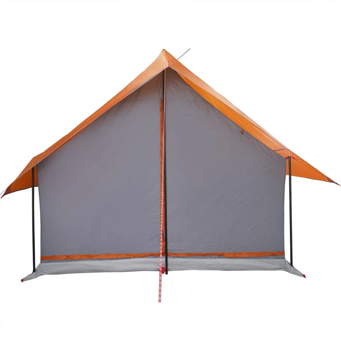 Waterproof Camping Tent in Grey and Orange (5 persons) - Little and Giant Explorers vidaXL