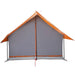 Waterproof Camping Tent in Grey and Orange (5 persons) - Little and Giant Explorers vidaXL