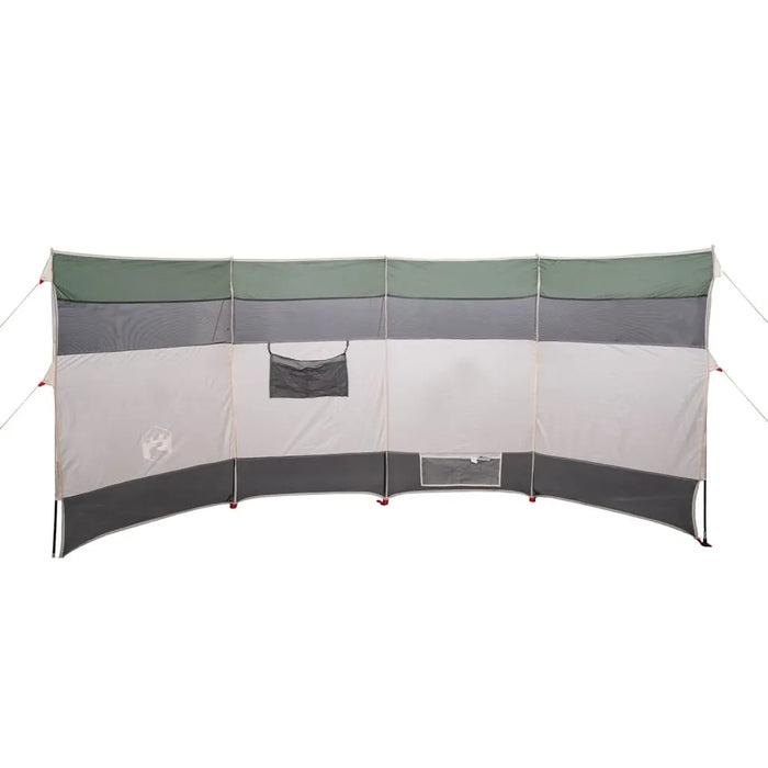 Waterproof Camping Windbreak in Green (366 x 152 x 152cm) - Little and Giant Explorers vidaXL