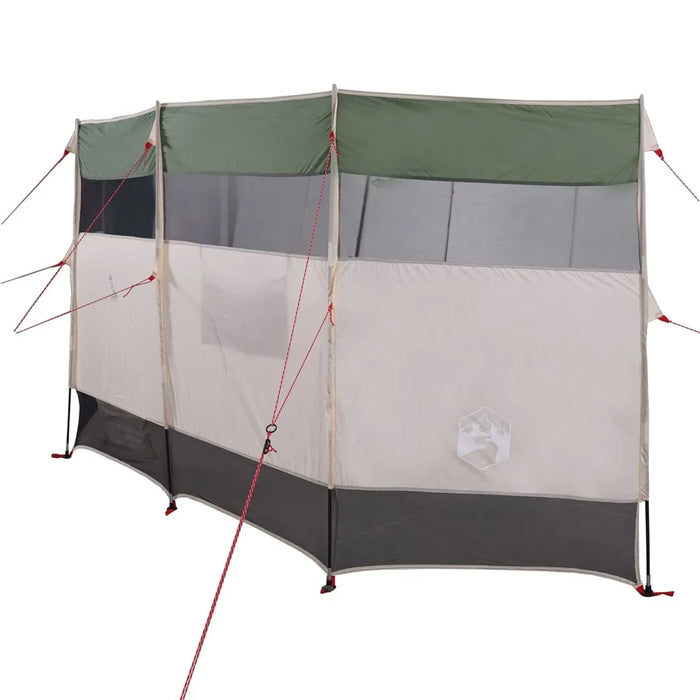 Waterproof Camping Windbreak in Green (366 x 152 x 152cm) - Little and Giant Explorers vidaXL