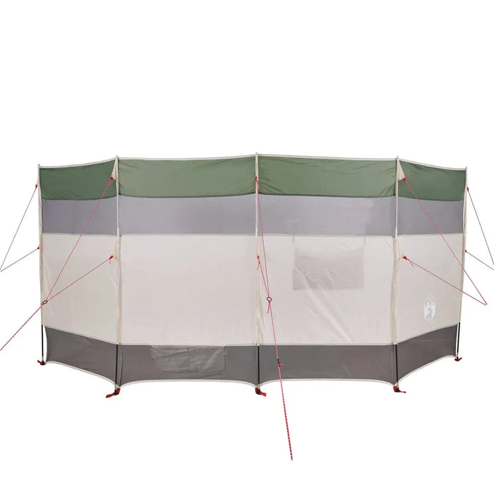 Waterproof Camping Windbreak in Green (366 x 152 x 152cm) - Little and Giant Explorers vidaXL