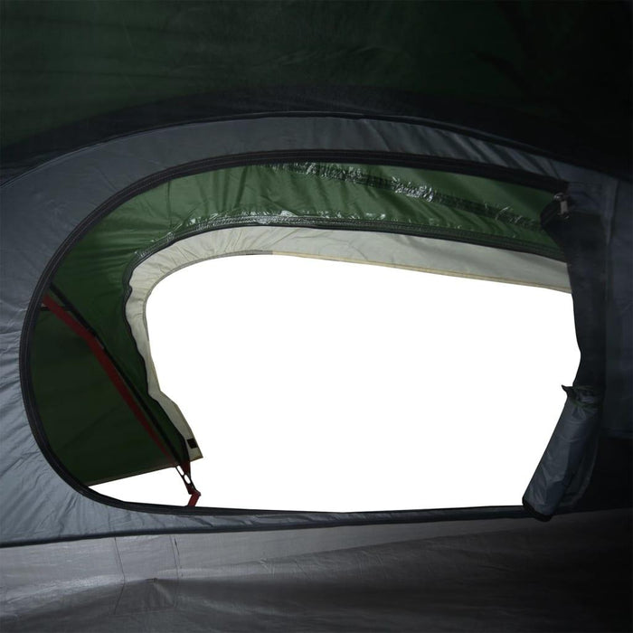 Waterproof Dome Camping Tent in Green (1 person) - Little and Giant Explorers vidaXL