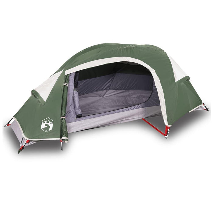 Waterproof Dome Camping Tent in Green (1 person) - Little and Giant Explorers vidaXL