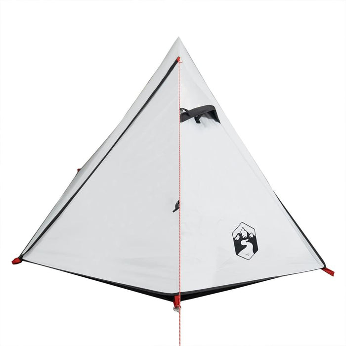 Waterproof Dome Camping Tent in White Blackout Fabric (2 persons) - Little and Giant Explorers vidaXL