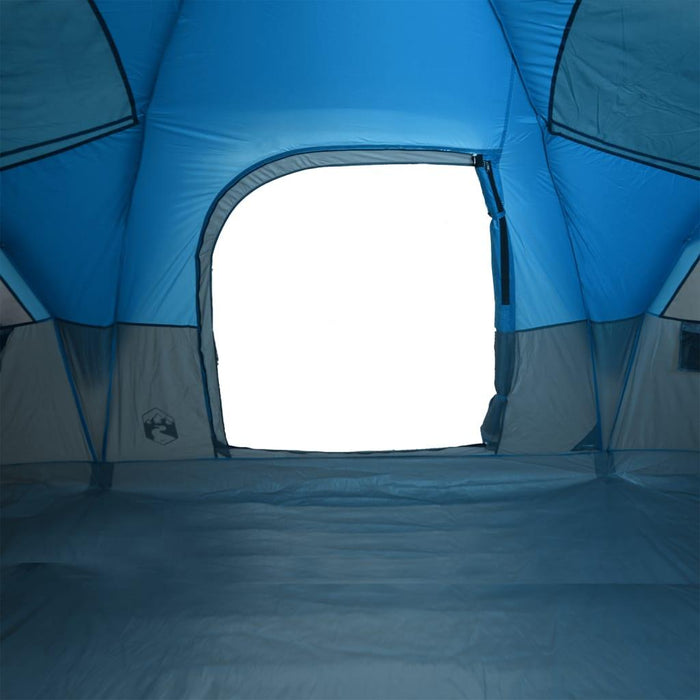 Waterproof Dome Family Tent in Blue (11 persons) - Little and Giant Explorers vidaXL