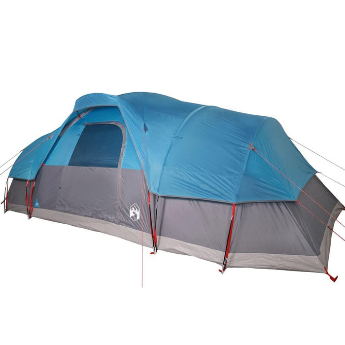 Waterproof Dome Family Tent in Blue (11 persons) - Little and Giant Explorers vidaXL