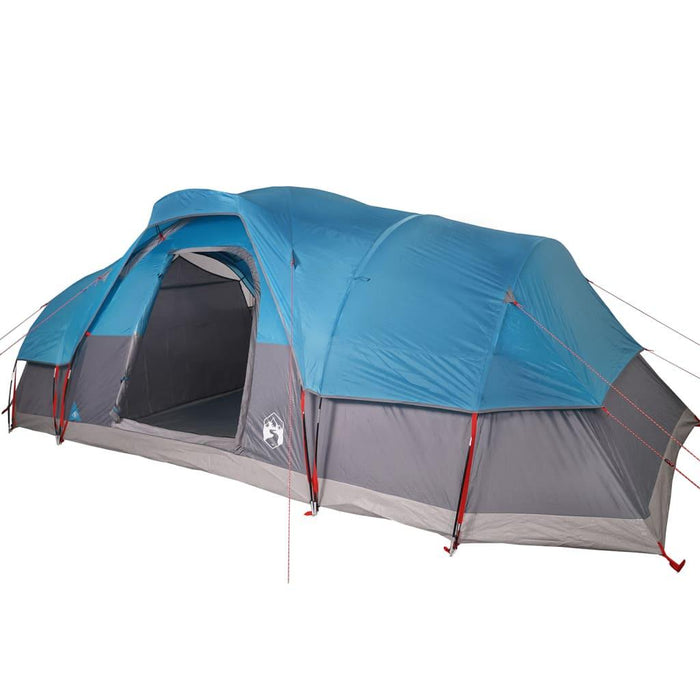 Waterproof Dome Family Tent in Blue (11 persons) - Little and Giant Explorers vidaXL