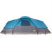 Waterproof Dome Family Tent in Blue (11 persons) - Little and Giant Explorers vidaXL