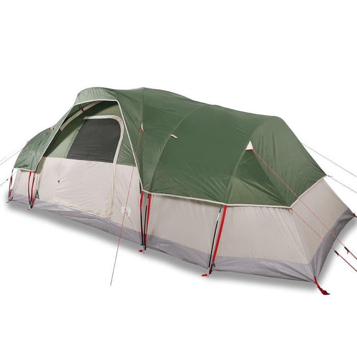 Waterproof Dome Family Tent in Green (11 persons) - Little and Giant Explorers vidaXL