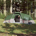 Waterproof Dome Family Tent in Green (11 persons) - Little and Giant Explorers vidaXL