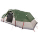 Waterproof Dome Family Tent in Green (11 persons) - Little and Giant Explorers vidaXL