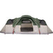 Waterproof Dome Family Tent in Green (11 persons) - Little and Giant Explorers vidaXL