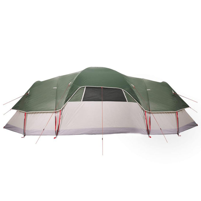 Waterproof Dome Family Tent in Green (11 persons) - Little and Giant Explorers vidaXL