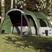 Waterproof Family Tent in Green (6 persons) - Little and Giant Explorers vidaXL