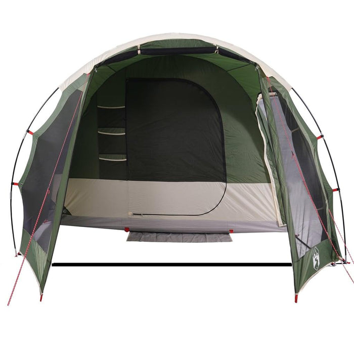 Waterproof Family Tent in Green (6 persons) - Little and Giant Explorers vidaXL