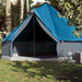 Waterproof Family Tipi Tent (10 persons) in Blue - Little and Giant Explorers vidaXL