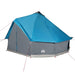 Waterproof Family Tipi Tent (10 persons) in Blue - Little and Giant Explorers vidaXL