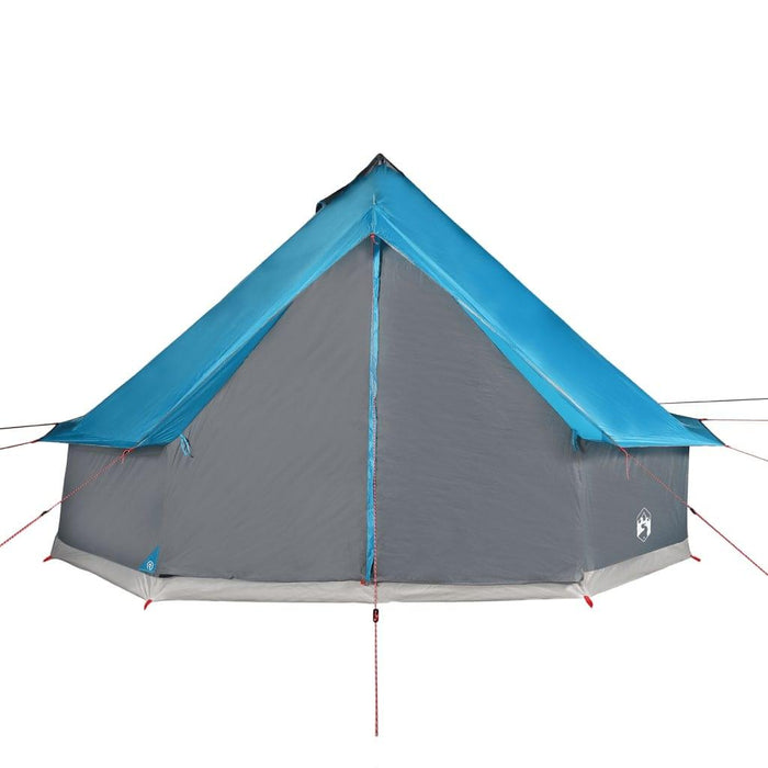 Waterproof Family Tipi Tent (10 persons) in Blue - Little and Giant Explorers vidaXL