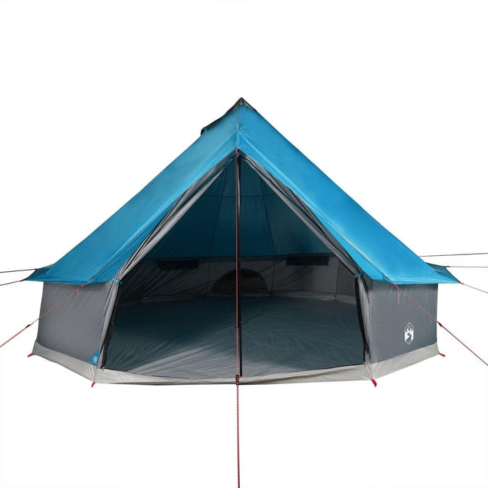 Waterproof Family Tipi Tent (10 persons) in Blue - Little and Giant Explorers vidaXL