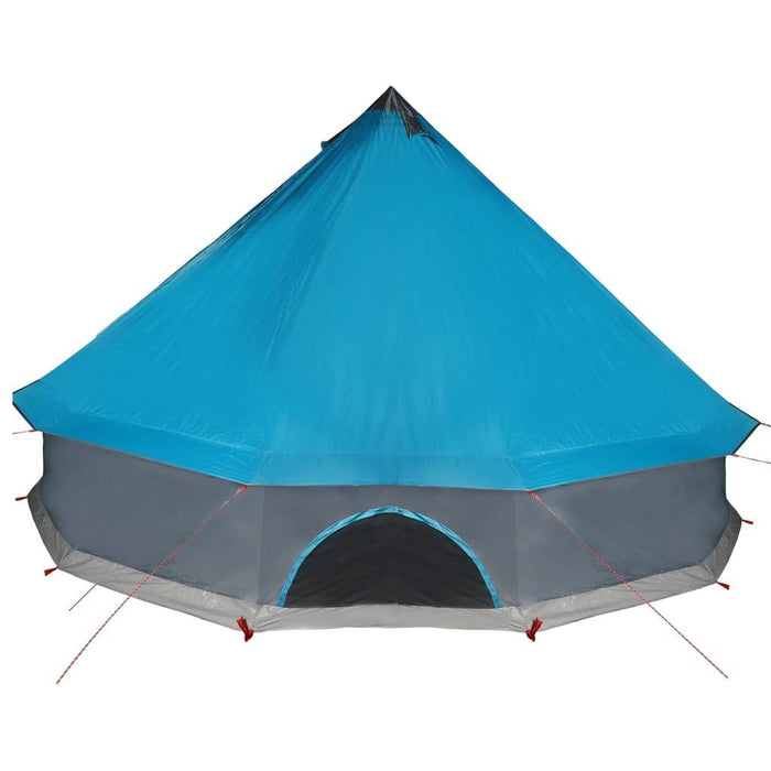 Waterproof Family Tipi Tent (10 persons) in Blue - Little and Giant Explorers vidaXL