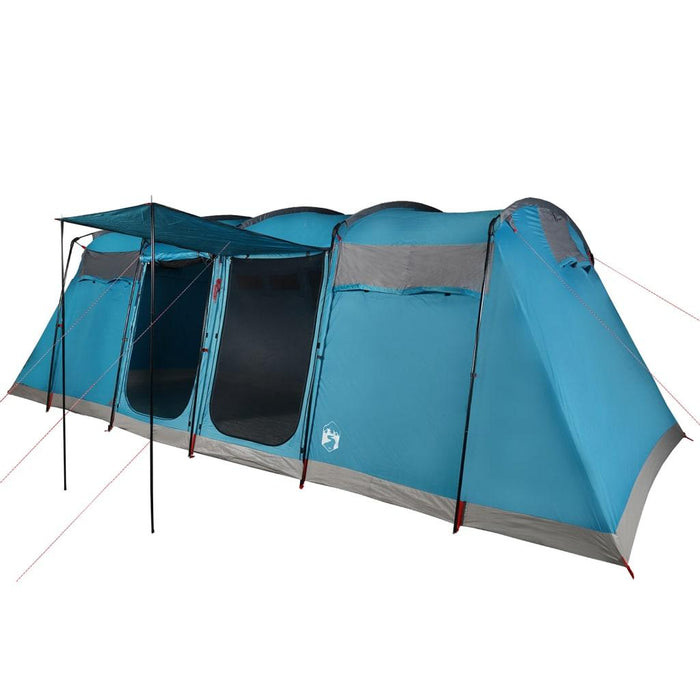 Waterproof Family Tunnel Tent in Blue (10 persons) - Little and Giant Explorers vidaXL