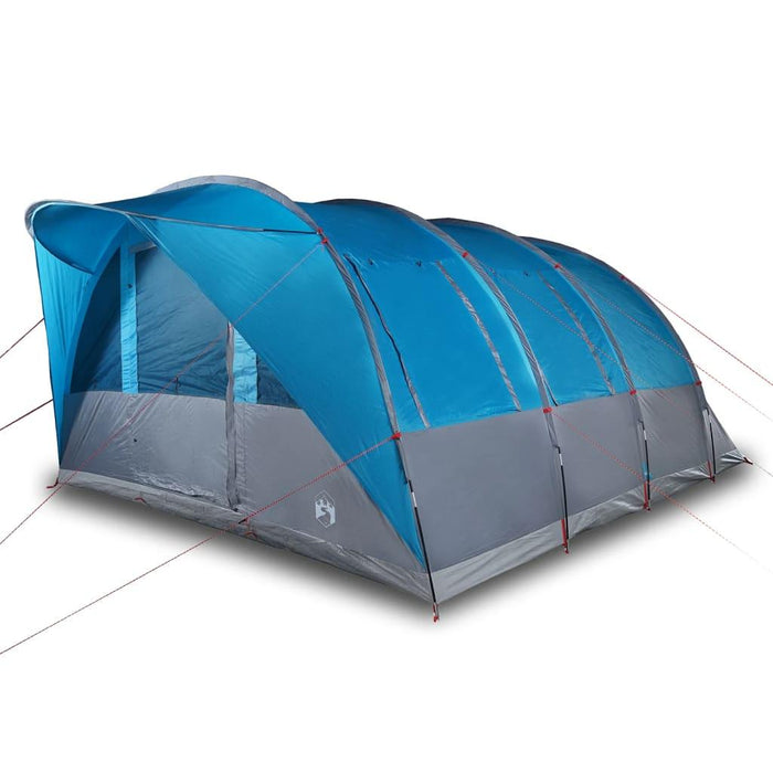 Waterproof Family Tunnel Tent in Blue (7 persons) - Little and Giant Explorers vidaXL