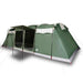 Waterproof Family Tunnel Tent in Green (10 persons) - Little and Giant Explorers vidaXL