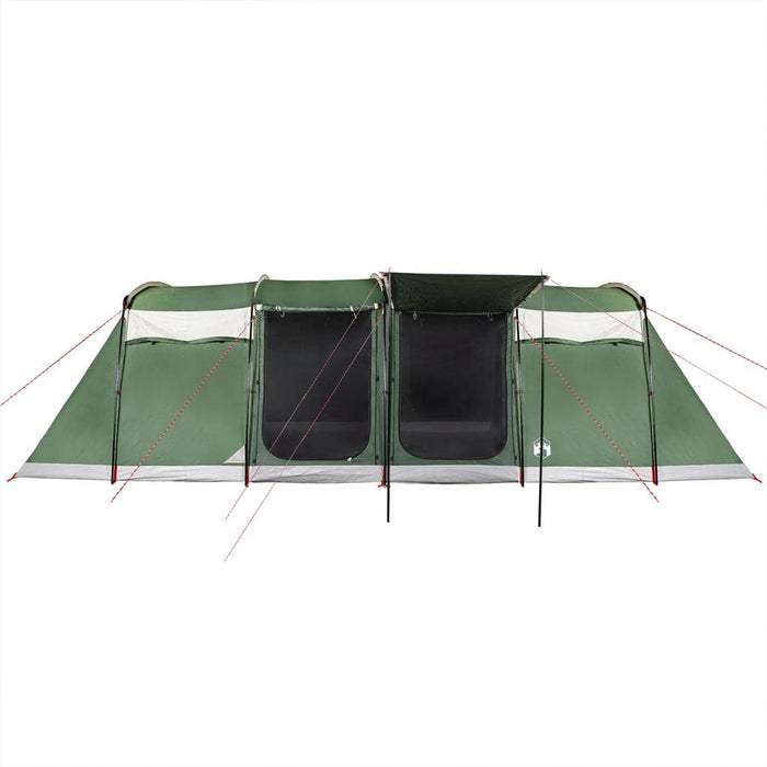 Waterproof Family Tunnel Tent in Green (10 persons) - Little and Giant Explorers vidaXL