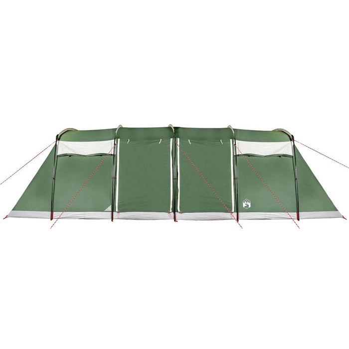 Waterproof Family Tunnel Tent in Green (10 persons) - Little and Giant Explorers vidaXL