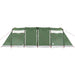 Waterproof Family Tunnel Tent in Green (10 persons) - Little and Giant Explorers vidaXL