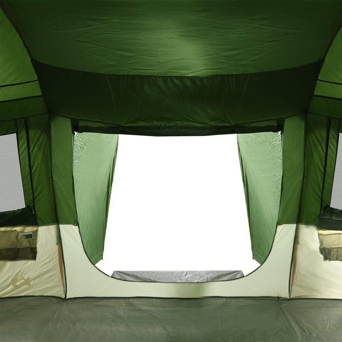 Waterproof Family Tunnel Tent in Green (16 persons) - Little and Giant Explorers vidaXL