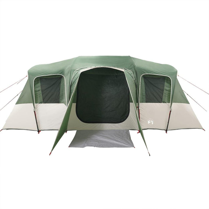 Waterproof Family Tunnel Tent in Green (16 persons) - Little and Giant Explorers vidaXL