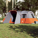 Waterproof Family Tunnel Tent in Orange and Grey (16 persons) - Little and Giant Explorers vidaXL