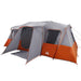 Waterproof Family Tunnel Tent in Orange and Grey (16 persons) - Little and Giant Explorers vidaXL