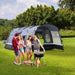 Waterproof Family Tunnel Tent with 4 Large Windows and Sleeping Cabins (8 persons) - Little and Giant Explorers Outsunny