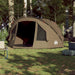 Waterproof Fishing Tent in Olive Green (4 persons) - Little and Giant Explorers vidaXL