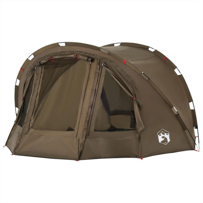 Waterproof Fishing Tent in Olive Green (4 persons) - Little and Giant Explorers vidaXL