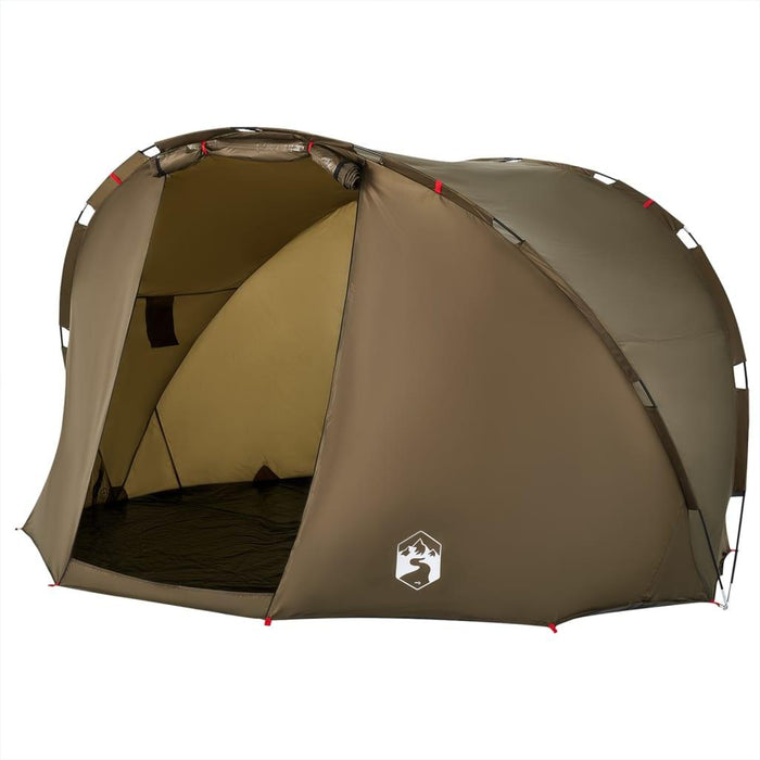 Waterproof Fishing Tent in Olive Green (5 persons) - Little and Giant Explorers vidaXL