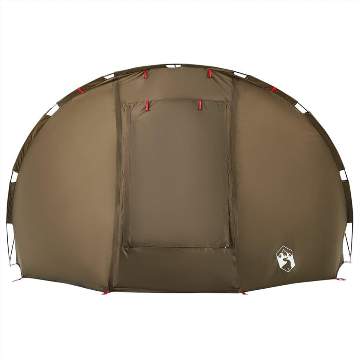 Waterproof Fishing Tent in Olive Green (5 persons) - Little and Giant Explorers vidaXL